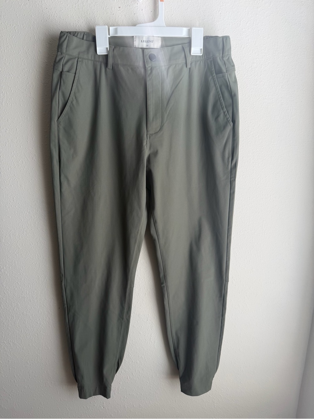 LEGEND Olive Green Men's Stretch Jogger Pants
